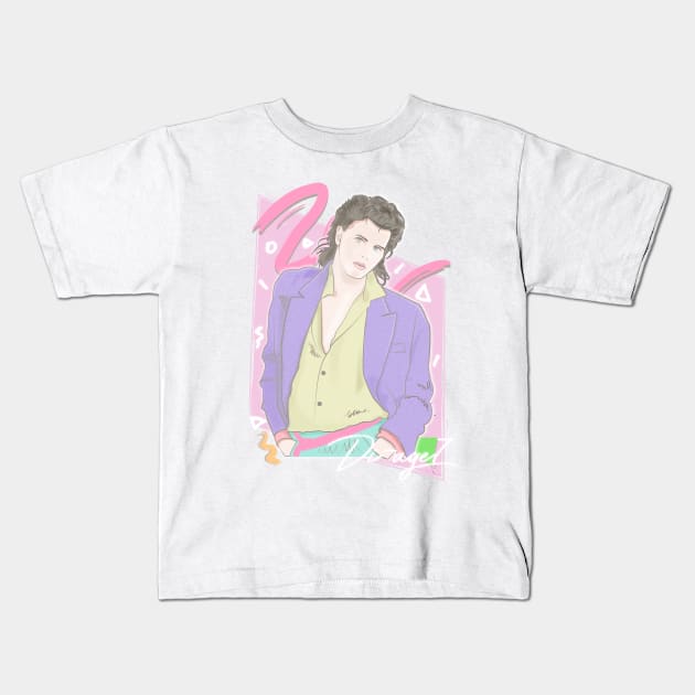 Pastel John Taylor Kids T-Shirt by di-age7